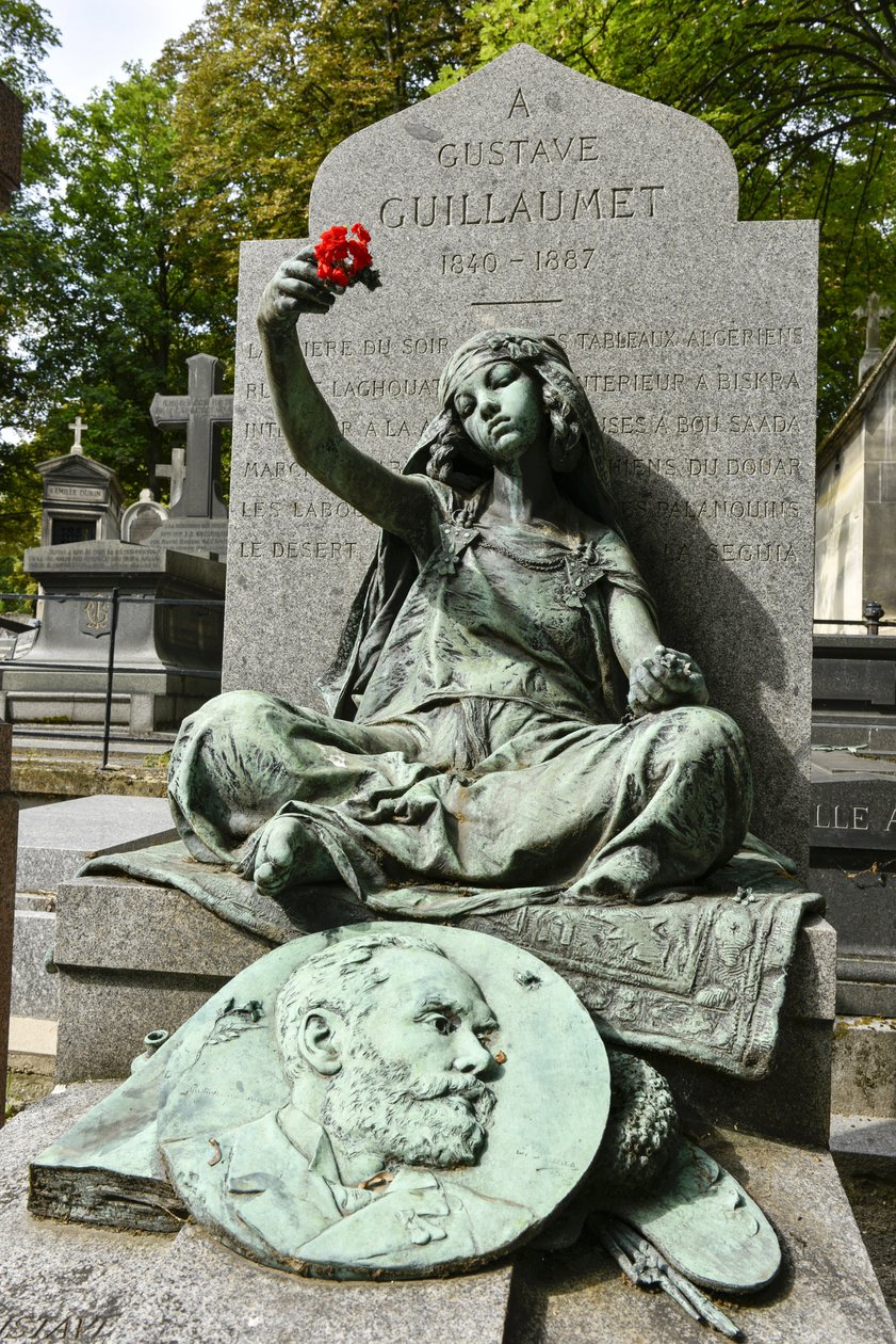 Cmentarz Montmartre/Grób Gustawa Guillaumeta/Avenue Rachel/PARIS XVIII/Seine/Ile de France/Francja autorstwa Unbekannt
