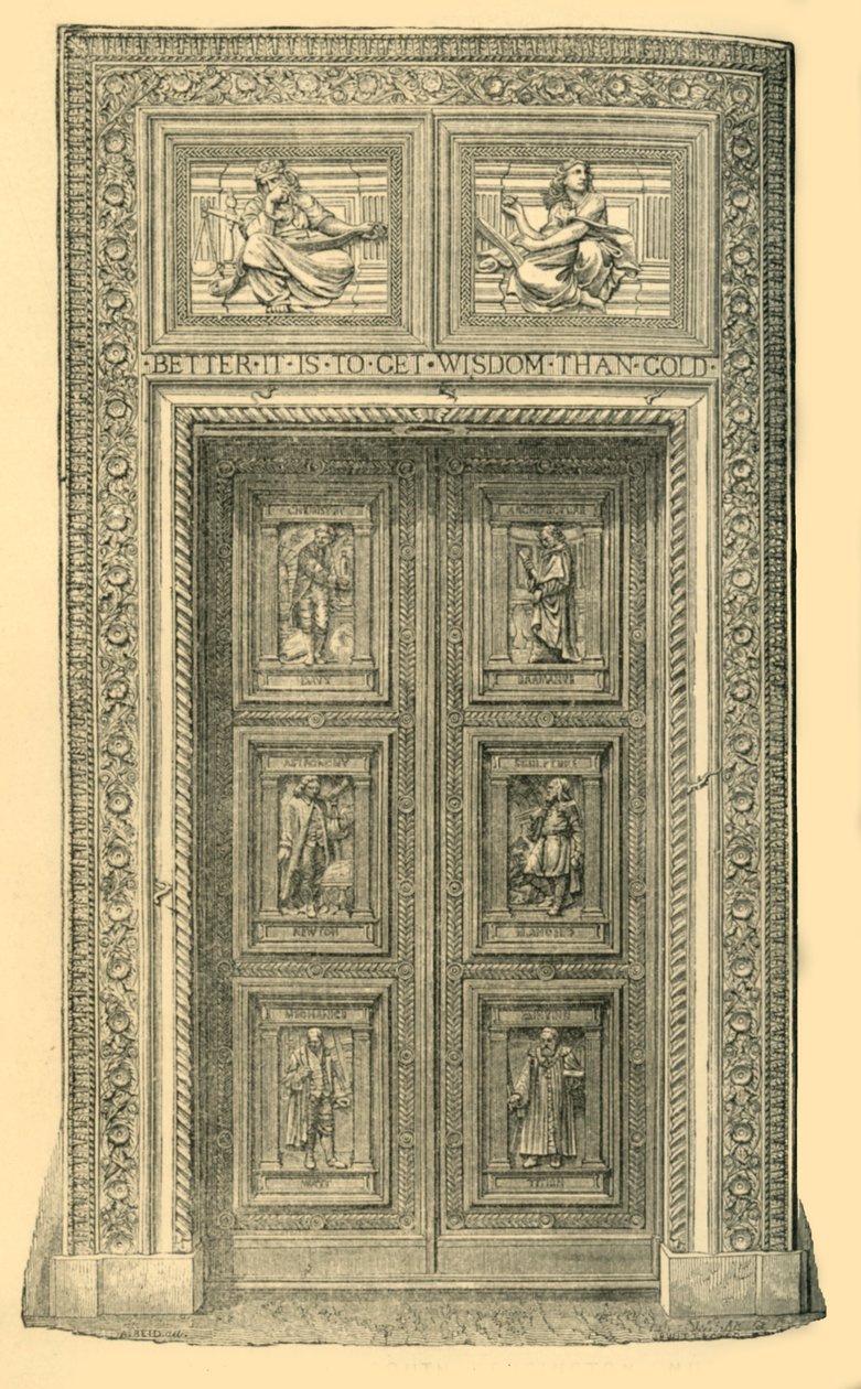 Drzwi centralne, Muzeum South Kensington, c. 1860, 1881. autorstwa Unbekannt