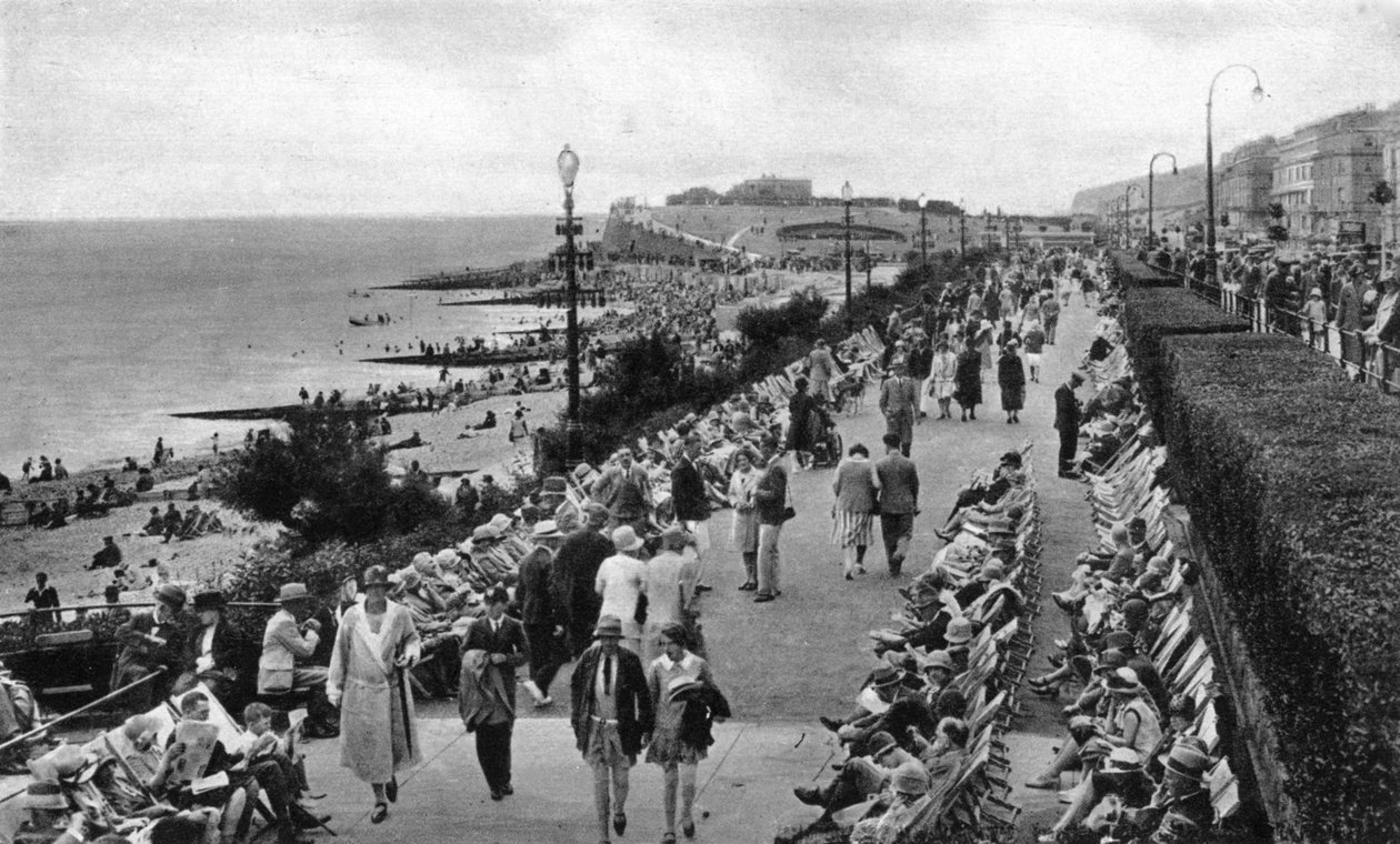 Central Parade i Wish Tower, Eastbourne, East Sussex, początek XX wieku autorstwa Unbekannt