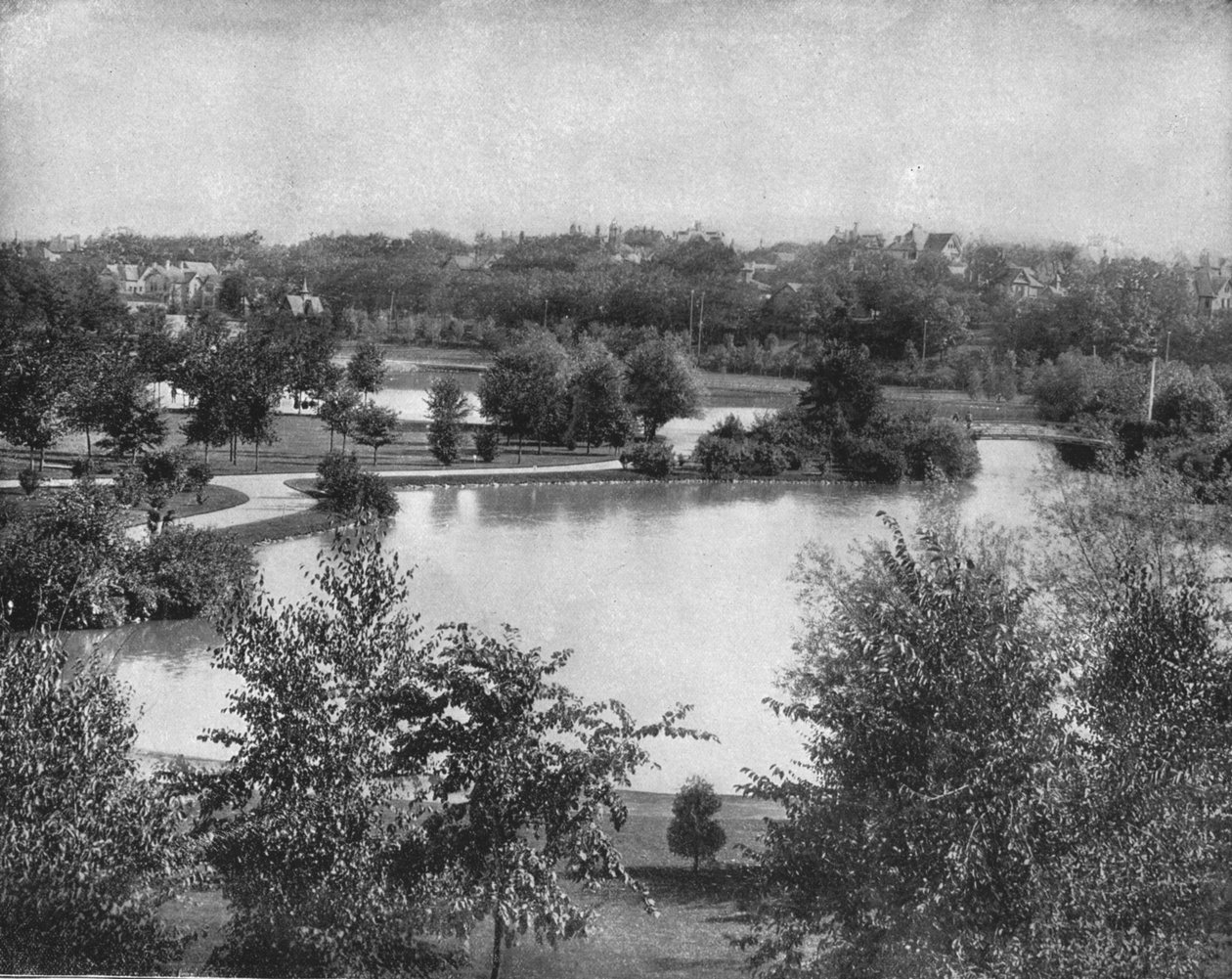 Central Park, Minneapolis, Minnesota, USA, ok. 1900. autorstwa Unbekannt