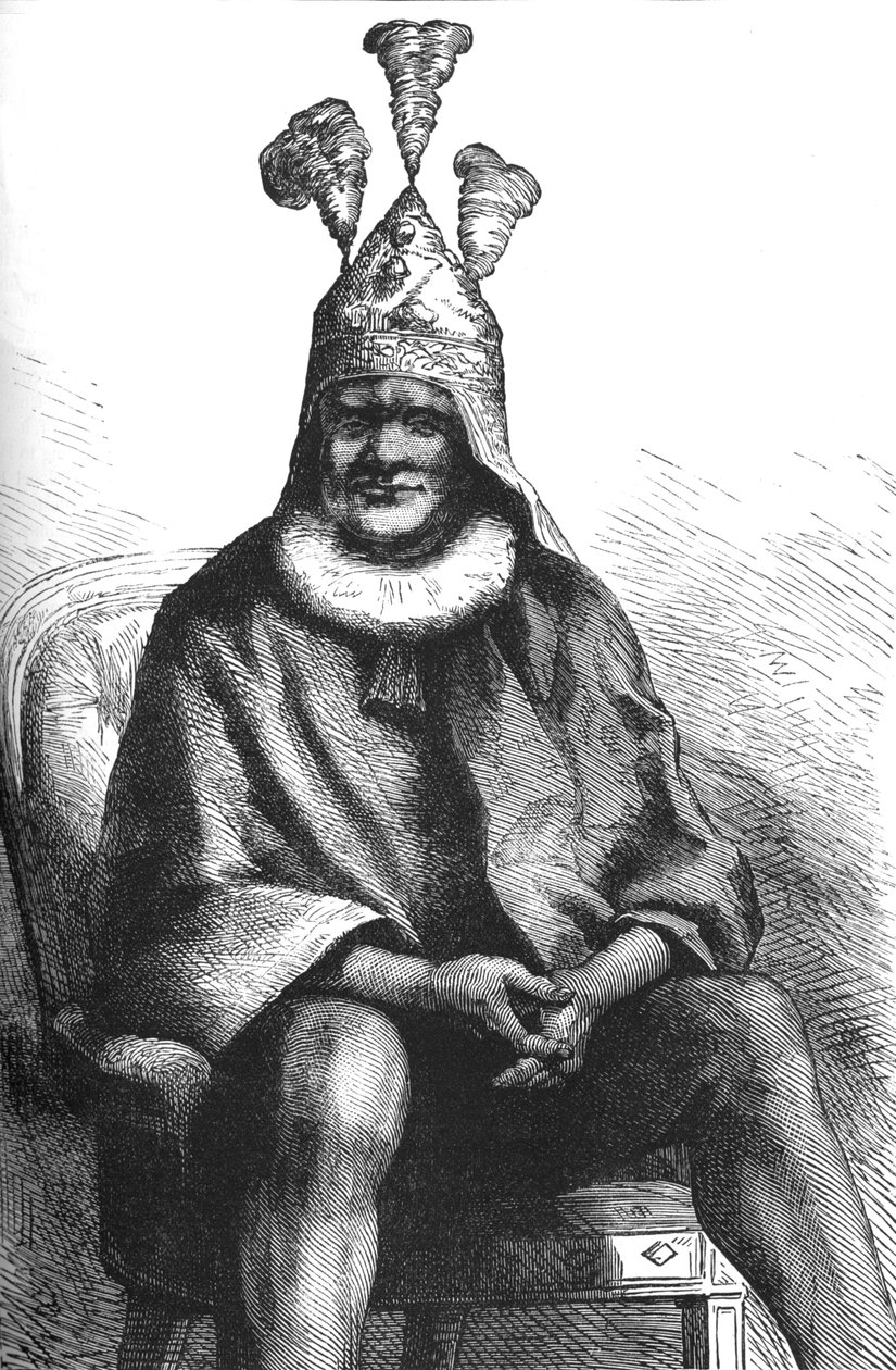 Cetewayo, król Zulusów, ok. 1880 autorstwa Unbekannt
