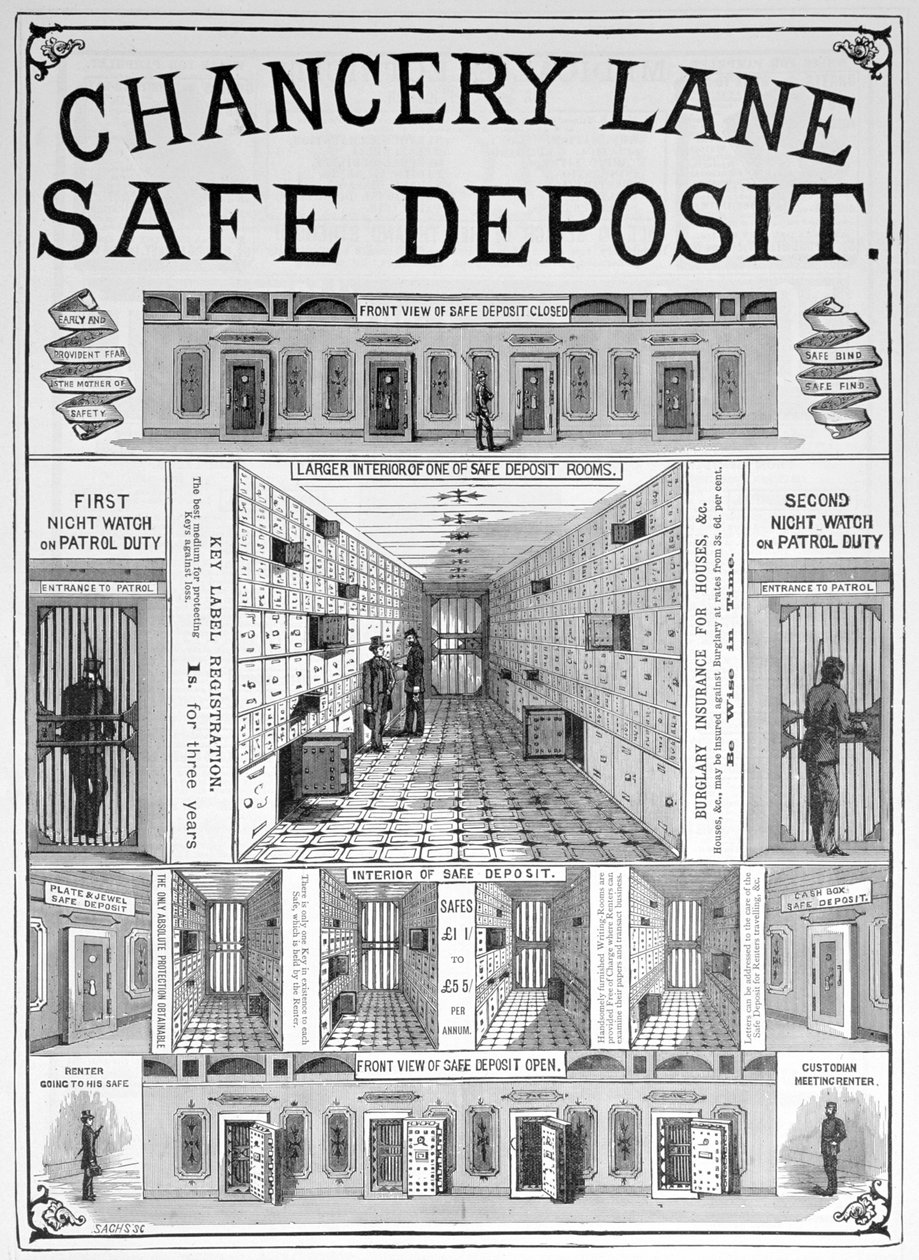 Sejf na Chancery Lane, 1893 autorstwa Unbekannt