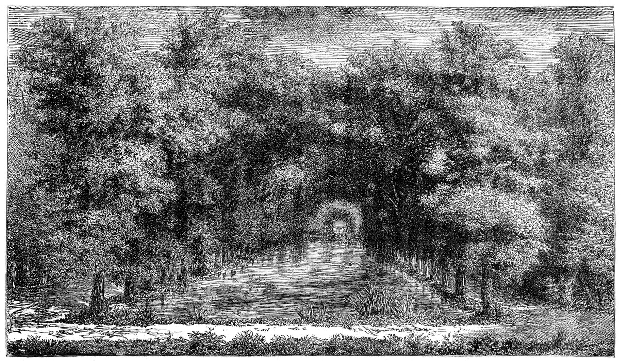 Park Chantilly, Paryż, Francja, 1885 autorstwa Unbekannt