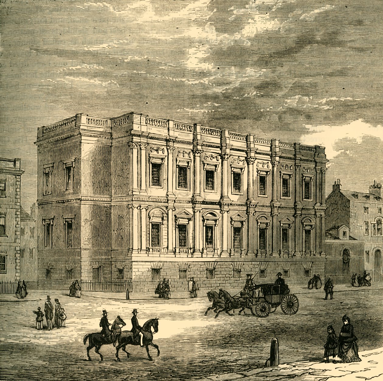 Kaplica Królewska, Whitehall, Zewnątrz, 1881. autorstwa Unbekannt