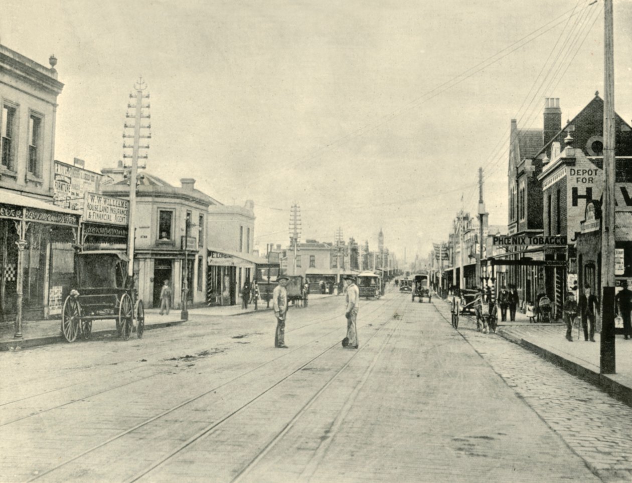 Kaplica ul. Melbourne, 1901. autorstwa Unbekannt