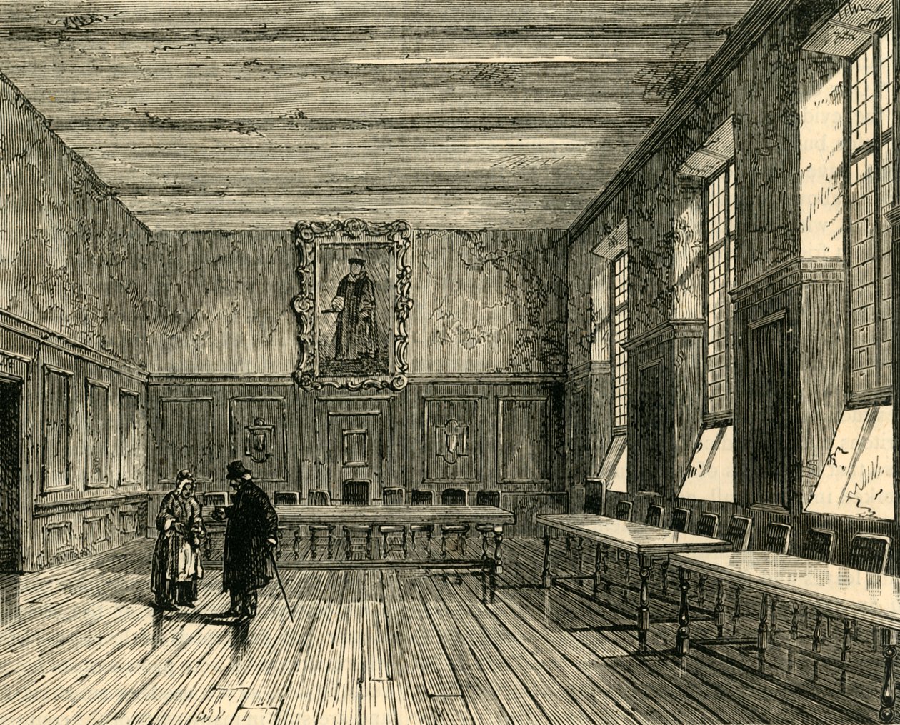 Kaplica Szkoły Kupieckiej Taylora, ok. 1872 r. autorstwa Unbekannt