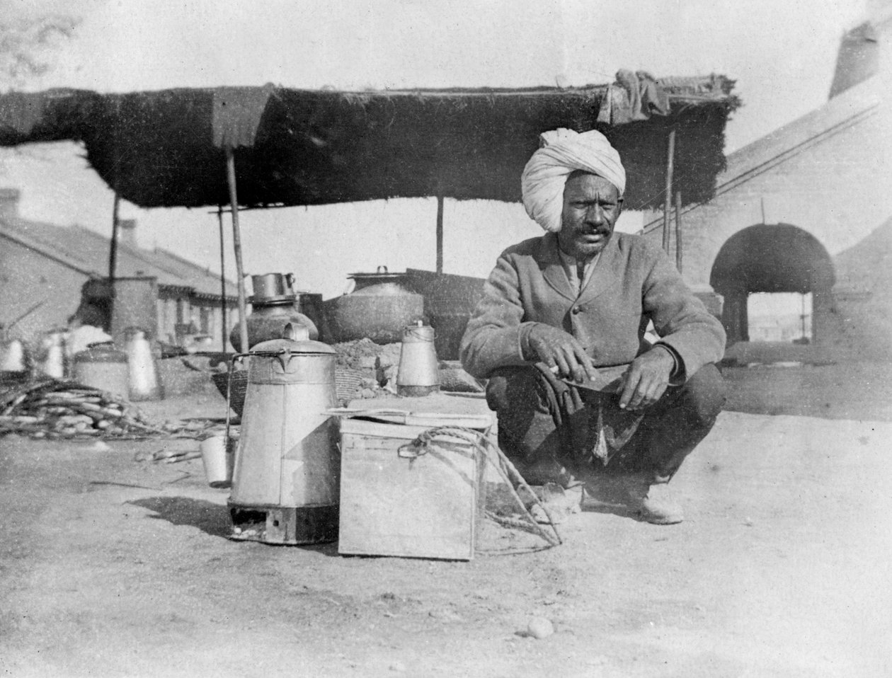 Char-wallah, Howshera, 1917 autorstwa Unbekannt