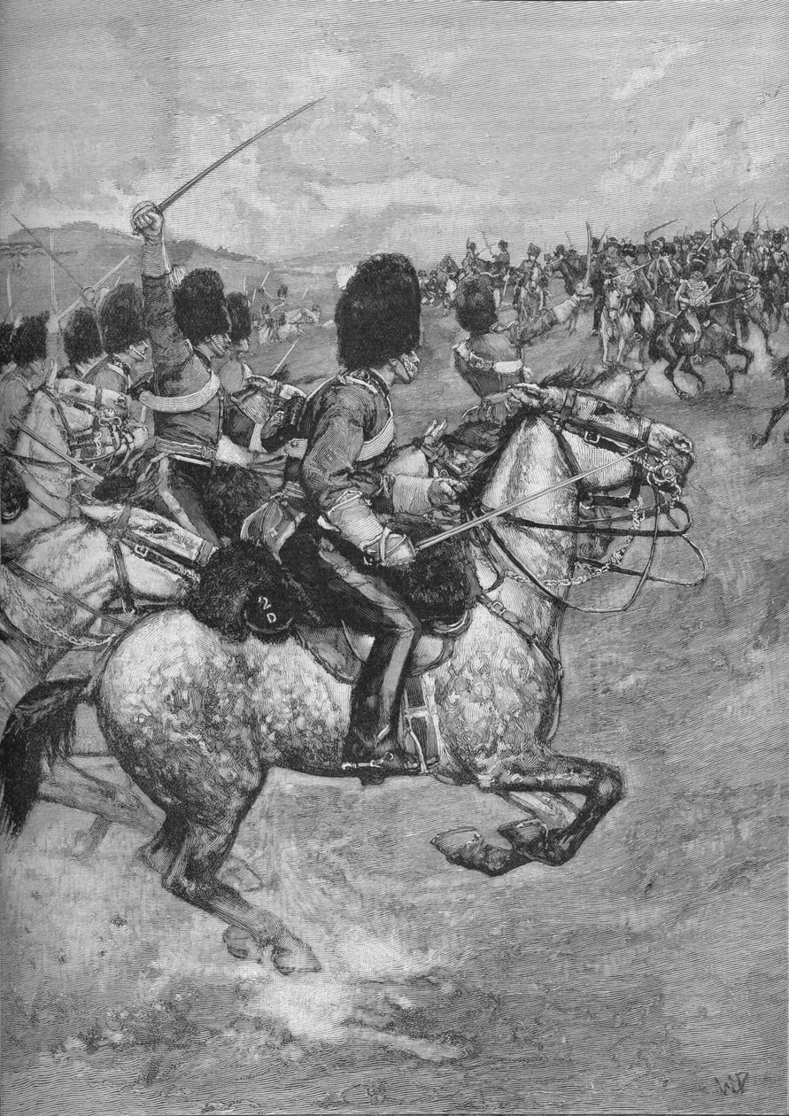 Szarża ciężkiej brygady w bitwie pod Kominiarką, 1854 1906. autorstwa Unbekannt