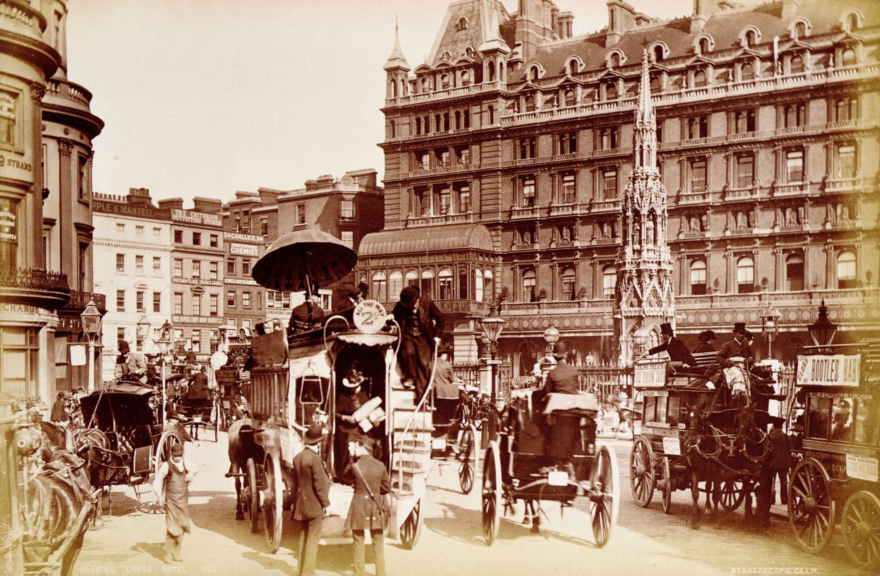 Charing Cross, Londyn, ok. 1900 autorstwa Unbekannt