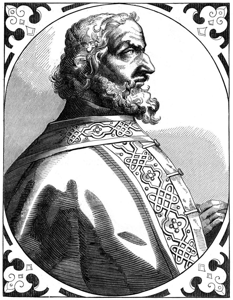 Karol Wielki 712-814, cesarz rzymski i król Franków, XVI wiek 1849 autorstwa Unbekannt