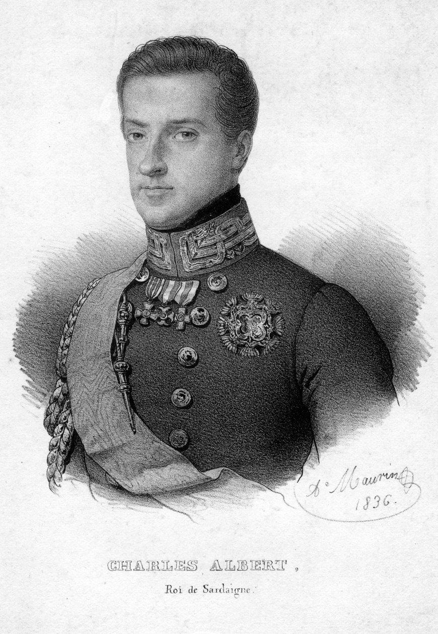 Karol Albert z Sardynii, król Sardynii, 1836 autorstwa Unbekannt