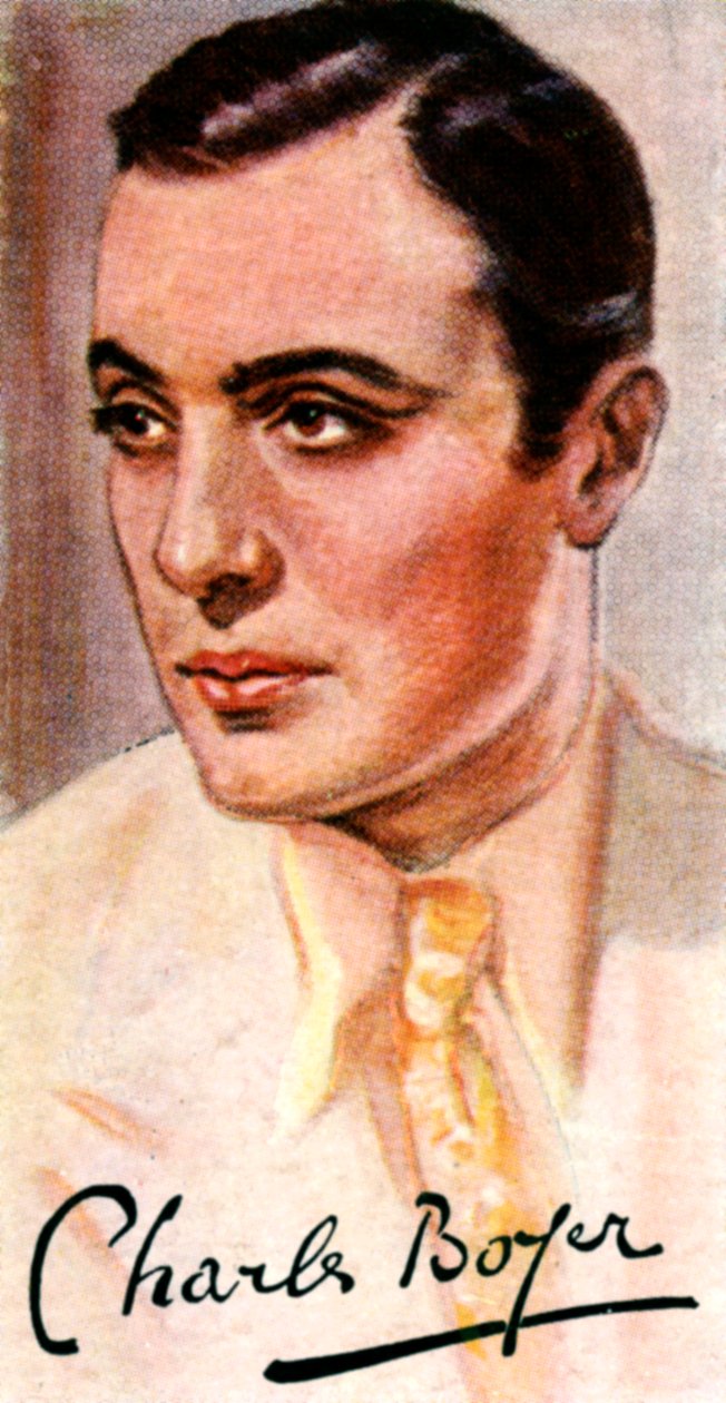 Charles Boyer, 1899-1978, francuski aktor, XX wiek autorstwa Unbekannt