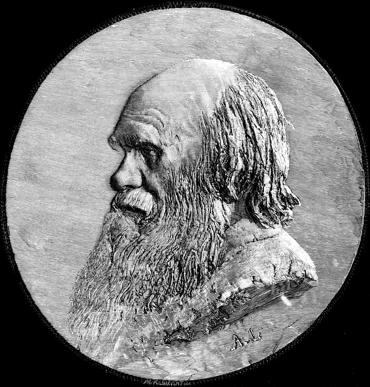 Karol Darwin, 1882 r. autorstwa Unbekannt