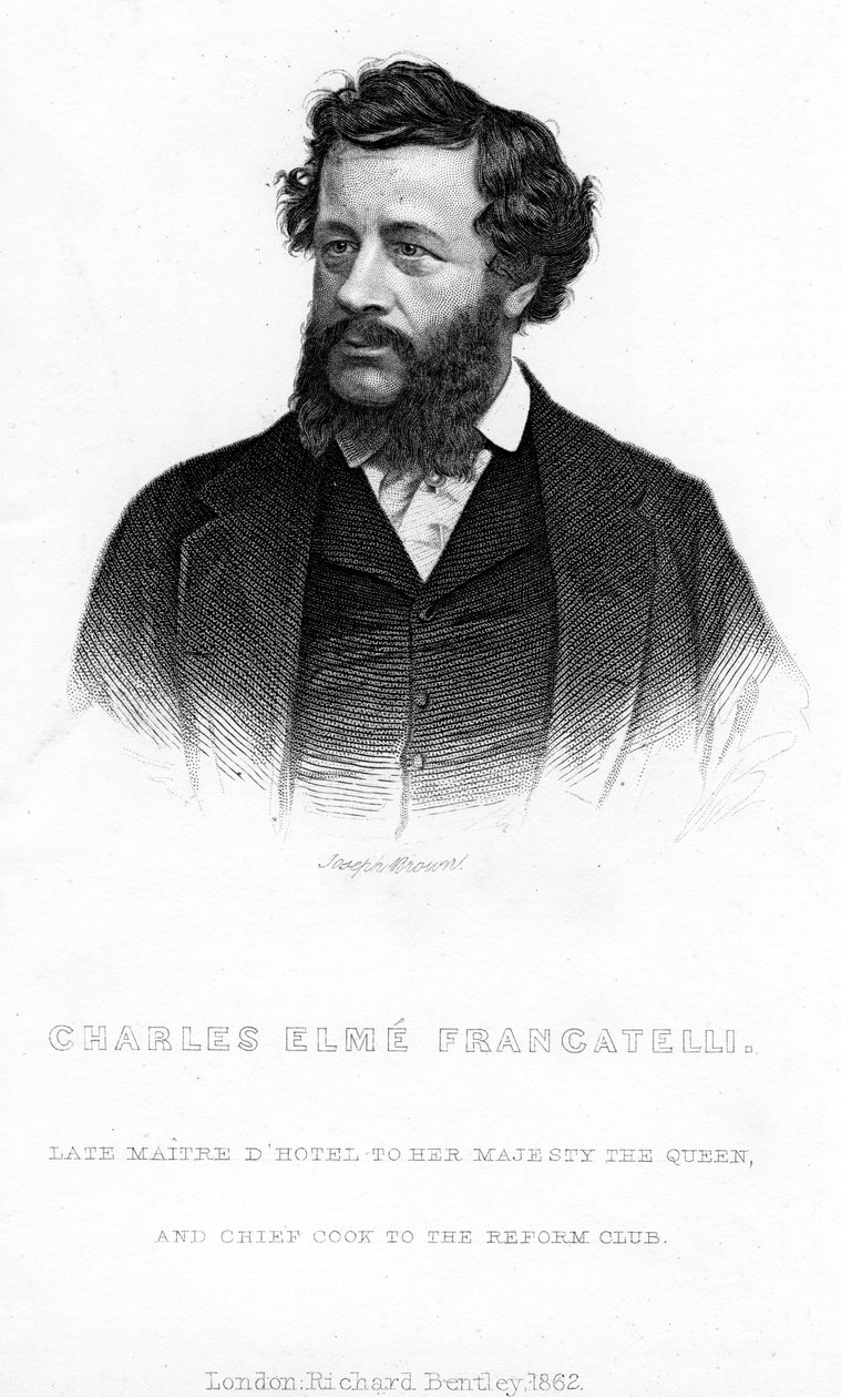 Charles Elme Francatelli, 1862 autorstwa Unbekannt