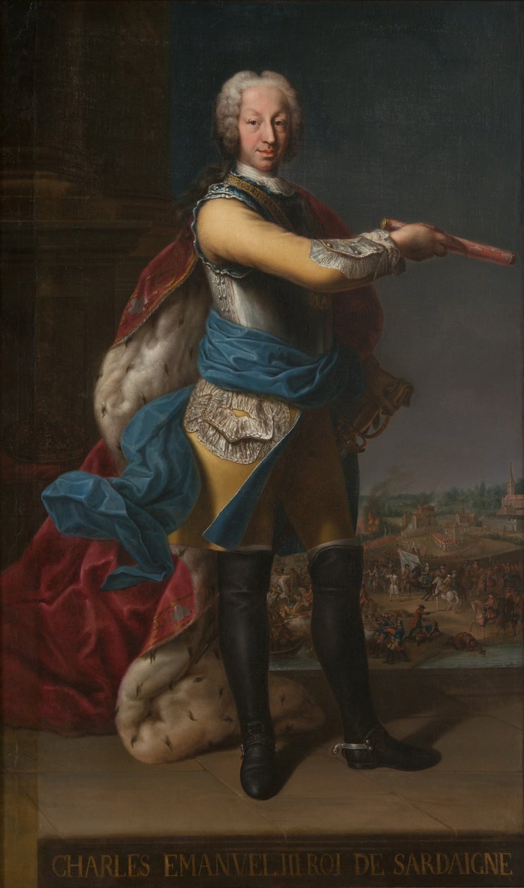 Karol Emanuel III 1701-1773, książę Sabaudii i król Sardynii autorstwa Unbekannt