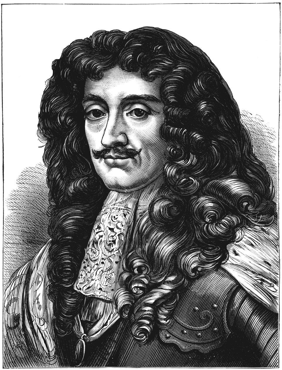 Karol II, król Wielkiej Brytanii i Irlandii 1660-1685, ok.1880 autorstwa Unbekannt