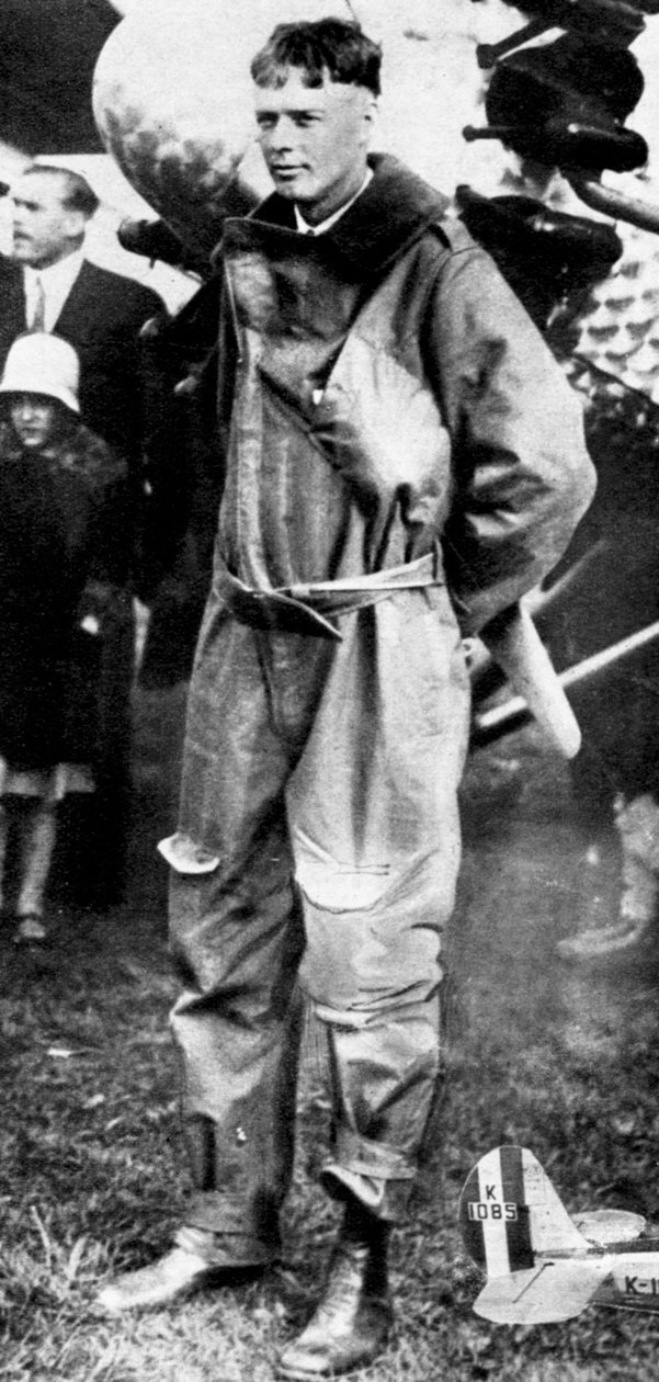 Charles Lindbergh, bijący rekordy lotnik, 1927 autorstwa Unbekannt