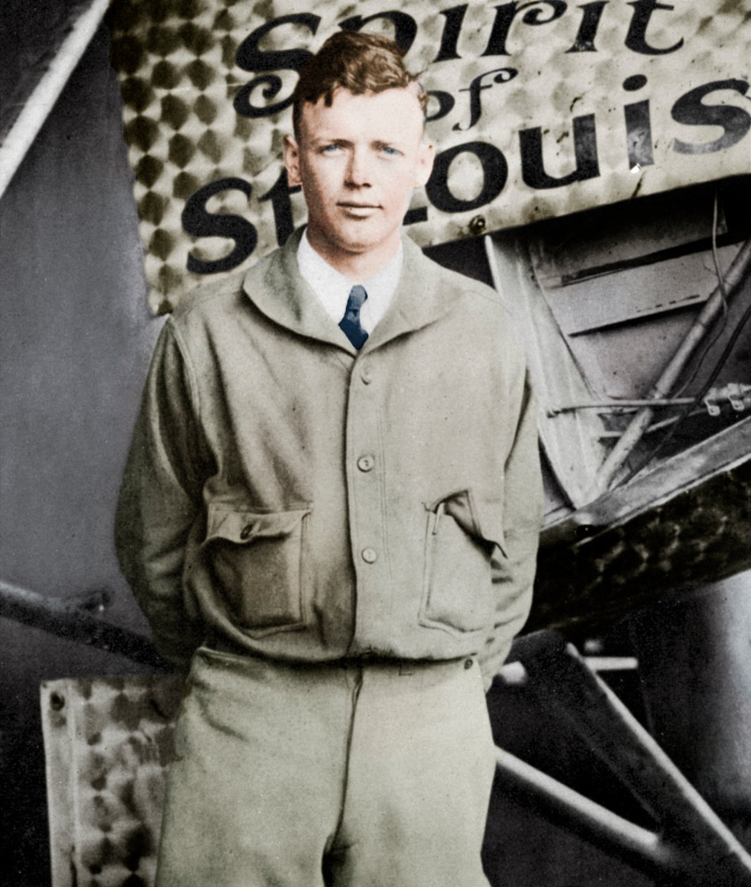 Charles Lindbergh, bijący rekordy lotnik, 1927 autorstwa Unbekannt