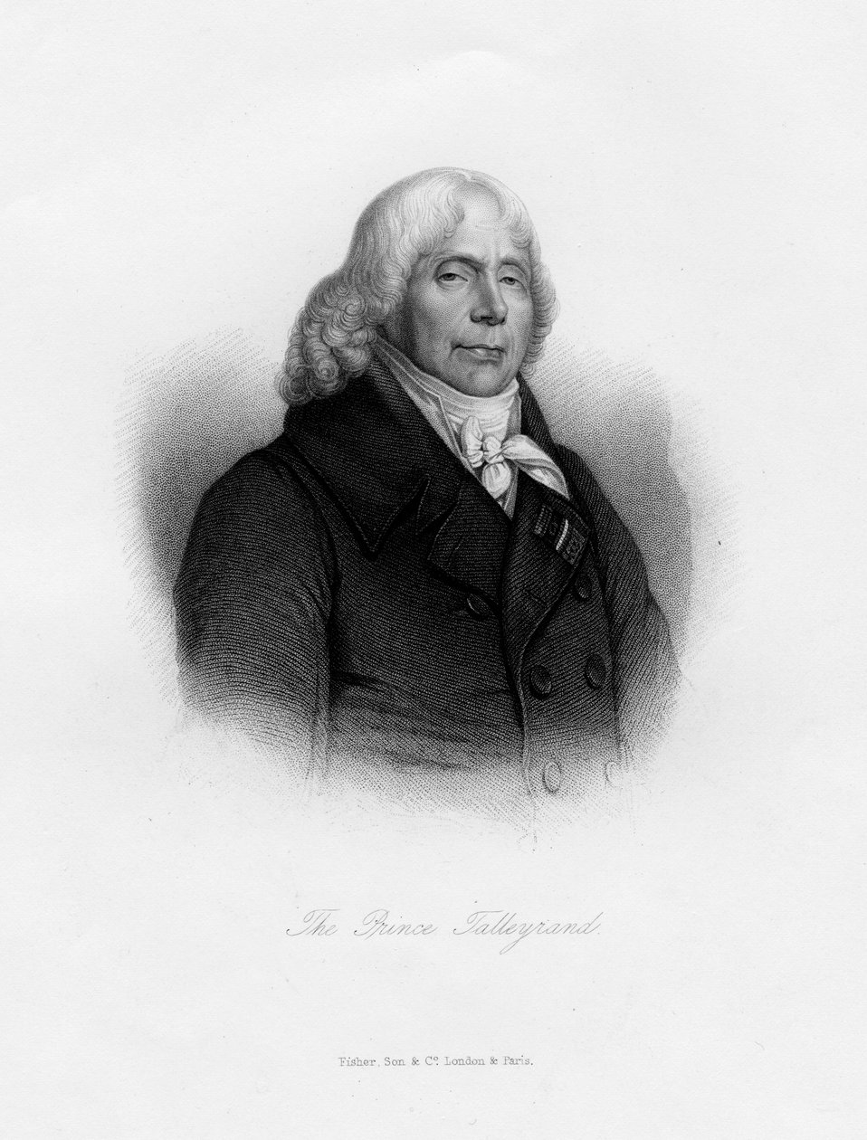 Charles Maurice de Talleyrand-Périgord, dyplomata francuski, XIX w. autorstwa Unbekannt