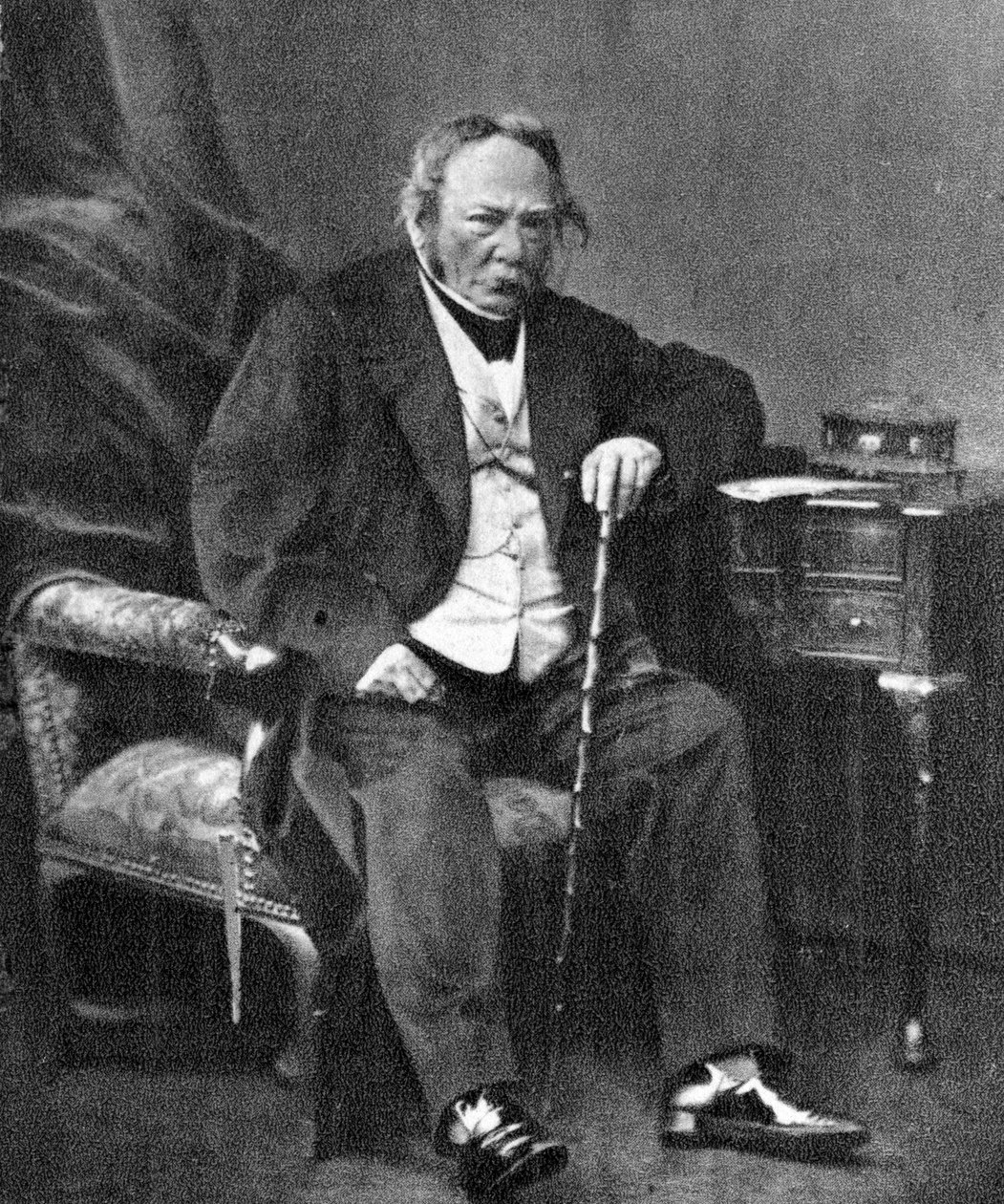 Charles Paul de Kock, francuski powieściopisarz, 1870 autorstwa Unbekannt