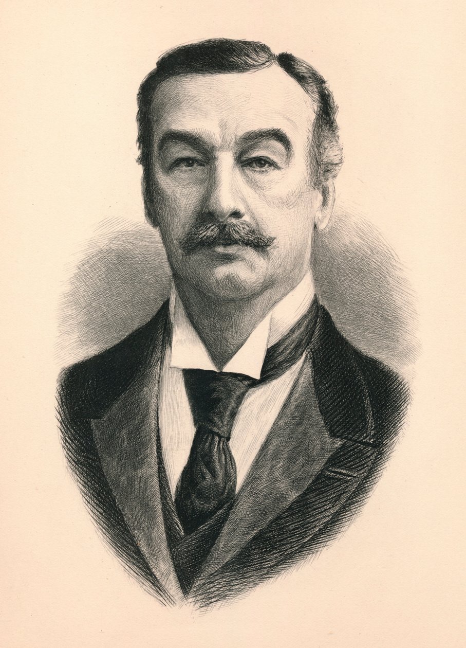 Charles Thomson Ritchie, 1. baron Ritchie of Dundee 1838-1906 Brytyjski biznesmen i Conserva autorstwa Unbekannt