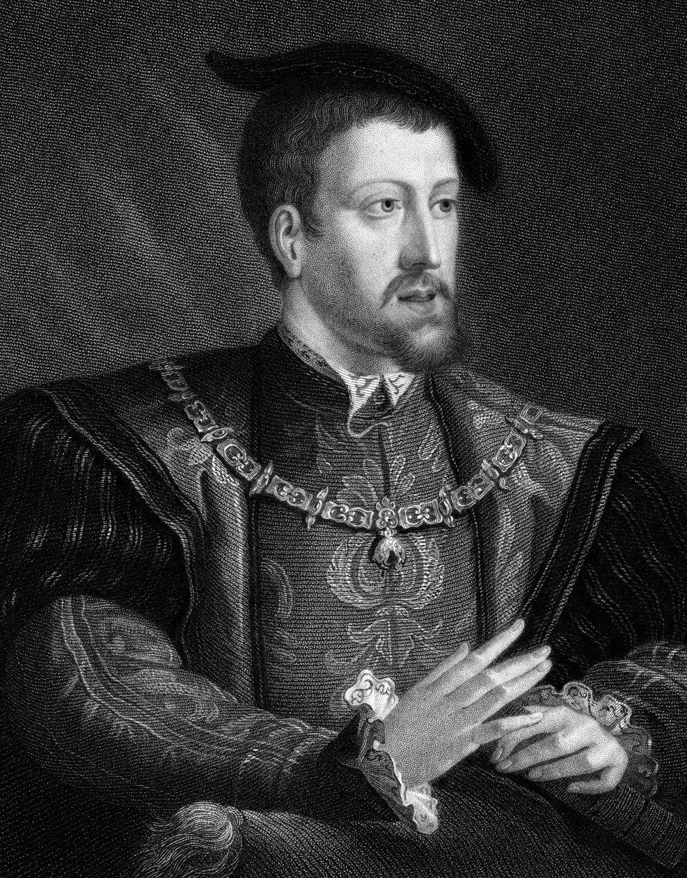 Karol V, król Hiszpanii i cesarz rzymski od 1519, 1835 autorstwa Unbekannt