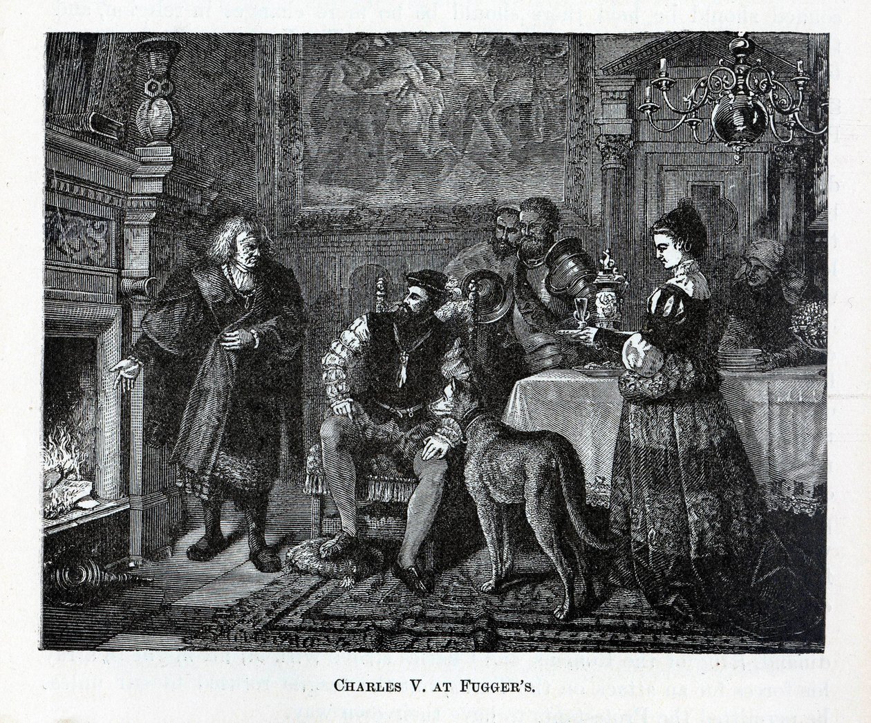 Karol V w Fuggers, 1882 autorstwa Unbekannt