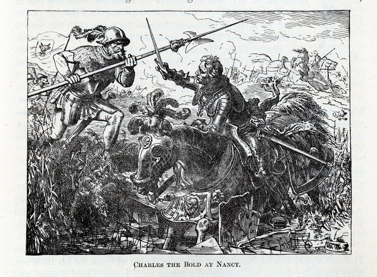 Karol Śmiały w Nancy, 1882 autorstwa Unbekannt