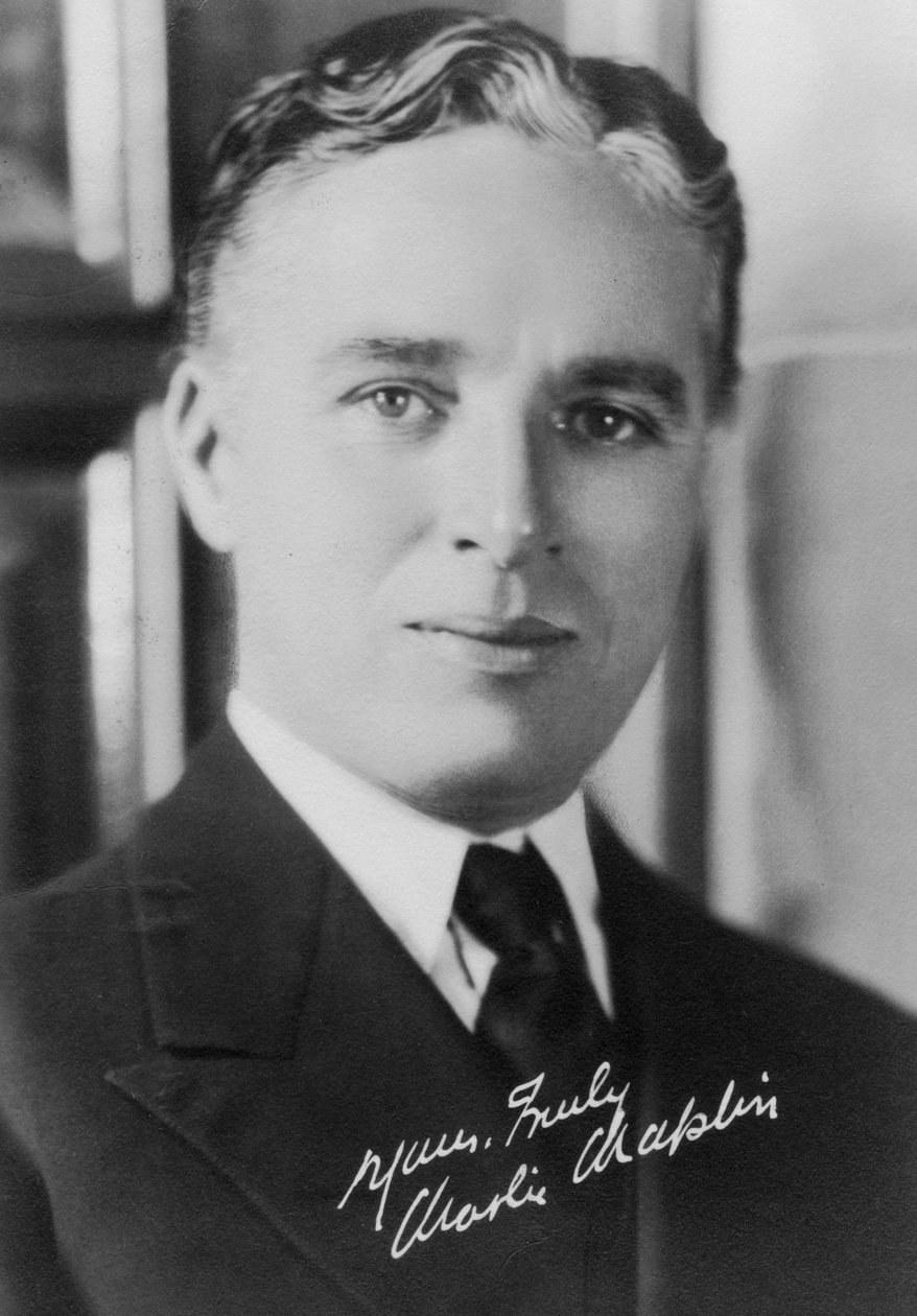 Charlie Chaplin 1889-1977, angielski aktor, ok. 1920 autorstwa Unbekannt