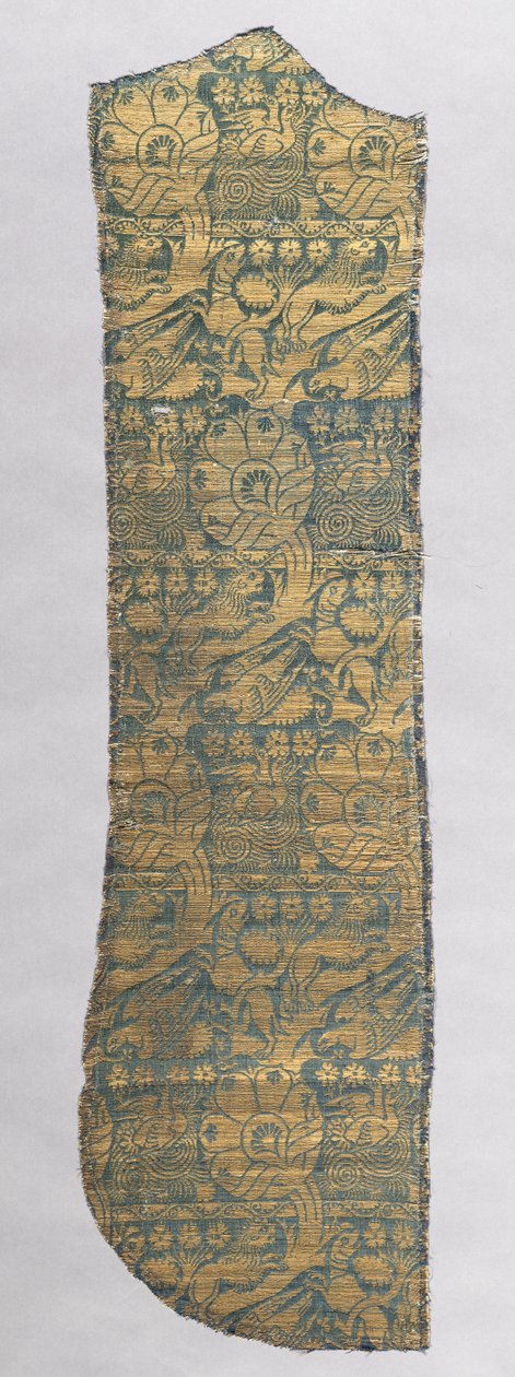 Fragment ornatu z realistycznymi zwierzętami, ok. 1930 r. 1420. autorstwa Unbekannt