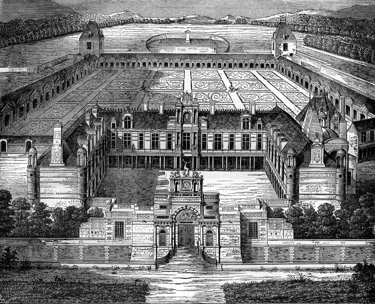 Chateau dAnet, niedaleko Dreux, Francja, 1882-1884 autorstwa Unbekannt