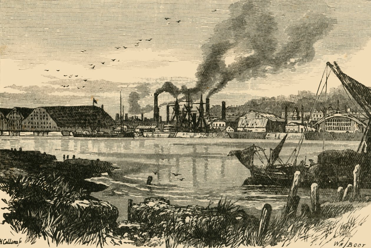 Stocznia Chatham, 1898. autorstwa Unbekannt