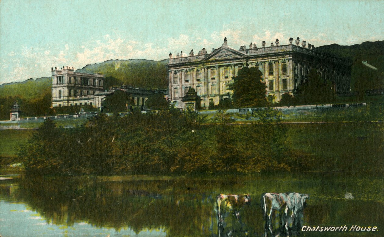 Chatsworth House, koniec XIX i początek XX wieku. autorstwa Unbekannt