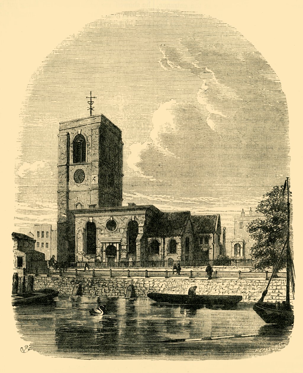 Kościół Chelsea, 1860, c1876. autorstwa Unbekannt