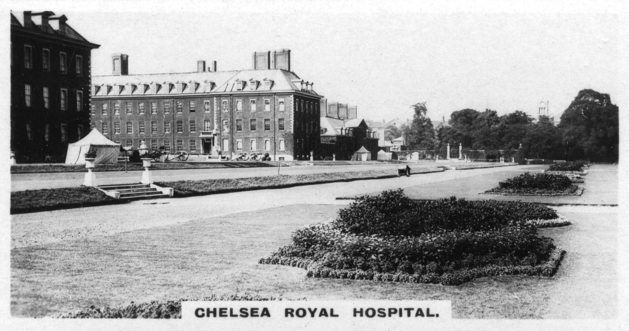 Chelsea Royal Hospital, Londyn, ok. 1920 autorstwa Unbekannt