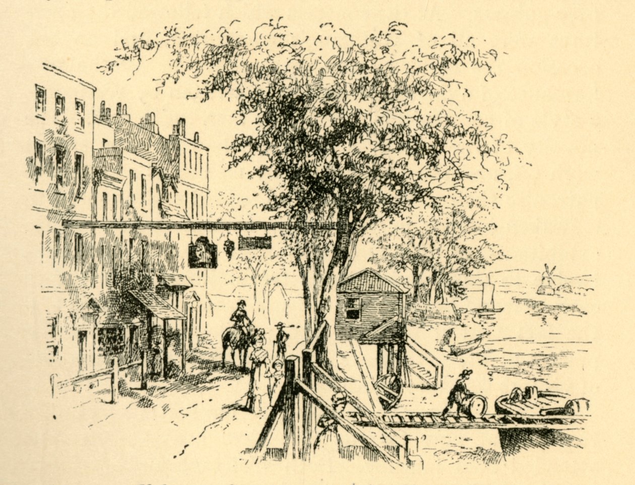 Chelsea w tym czasie była wioską nad rzeką, 1907. autorstwa Unbekannt