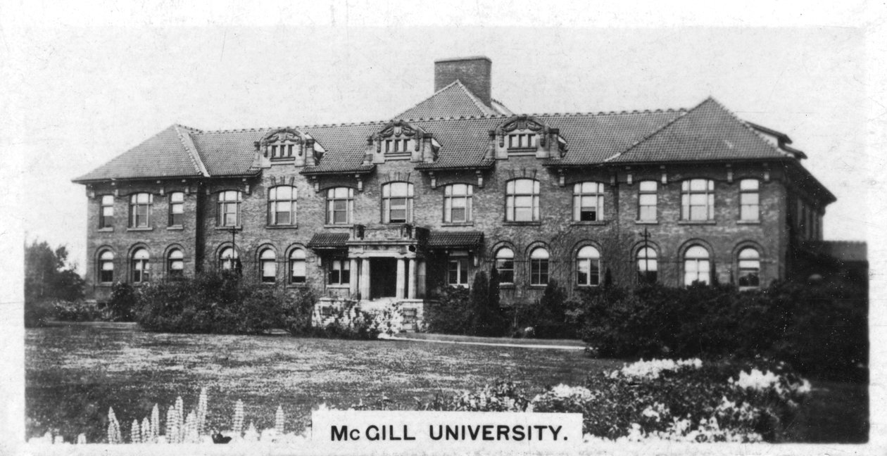 Budynek chemii, Uniwersytet McGill, Montreal, Kanada, ok. 1920 r. autorstwa Unbekannt