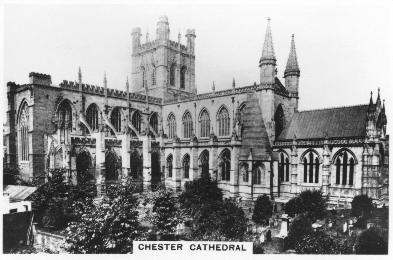 Katedra w Chester, 1936 autorstwa Unbekannt