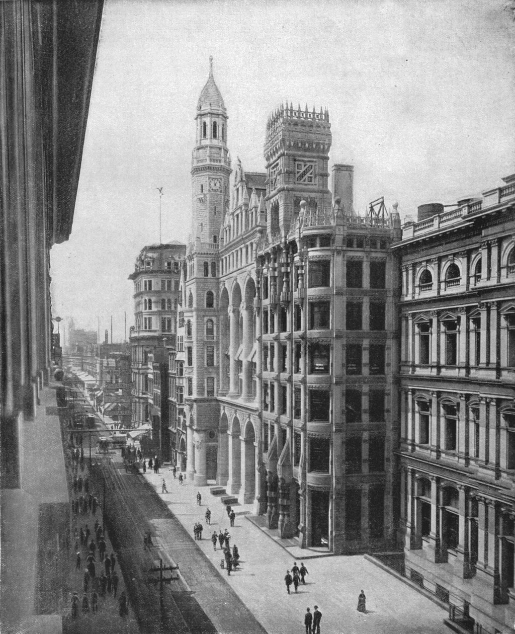 Chestnut Street, Filadelfia, USA, ok. 1900. autorstwa Unbekannt