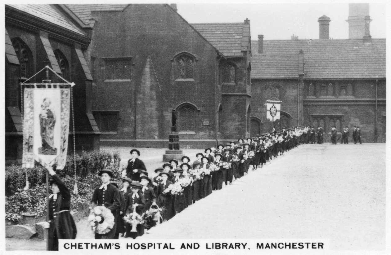 Szpital i Biblioteka Chethams, Manchester, 1937 autorstwa Unbekannt