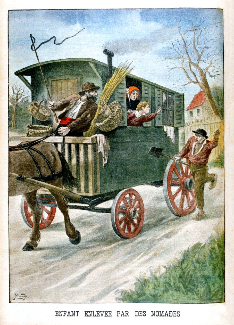 Dziecko porwane przez Cyganów, 1902 autorstwa Unbekannt