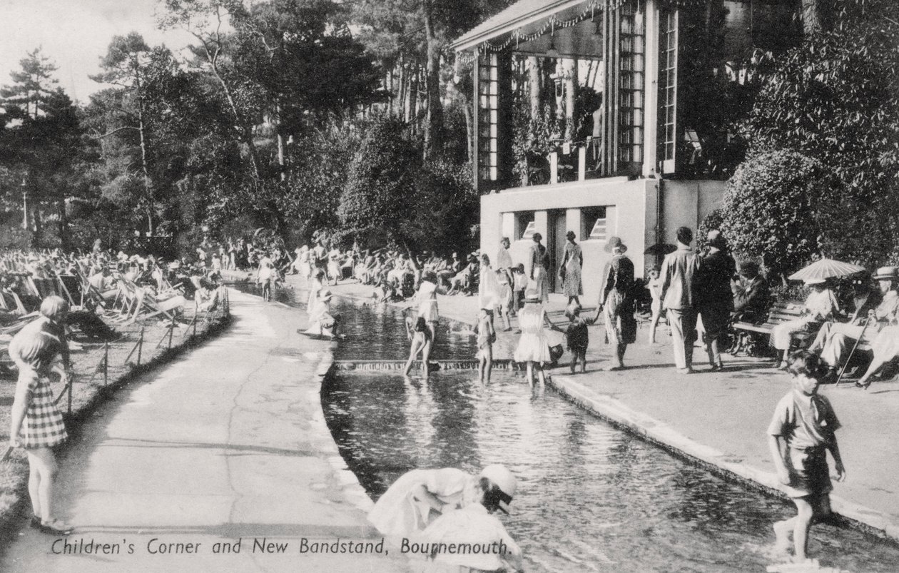 Kącik dla dzieci i nowa estrada, Bournemouth, Dorset, c1920 autorstwa Unbekannt