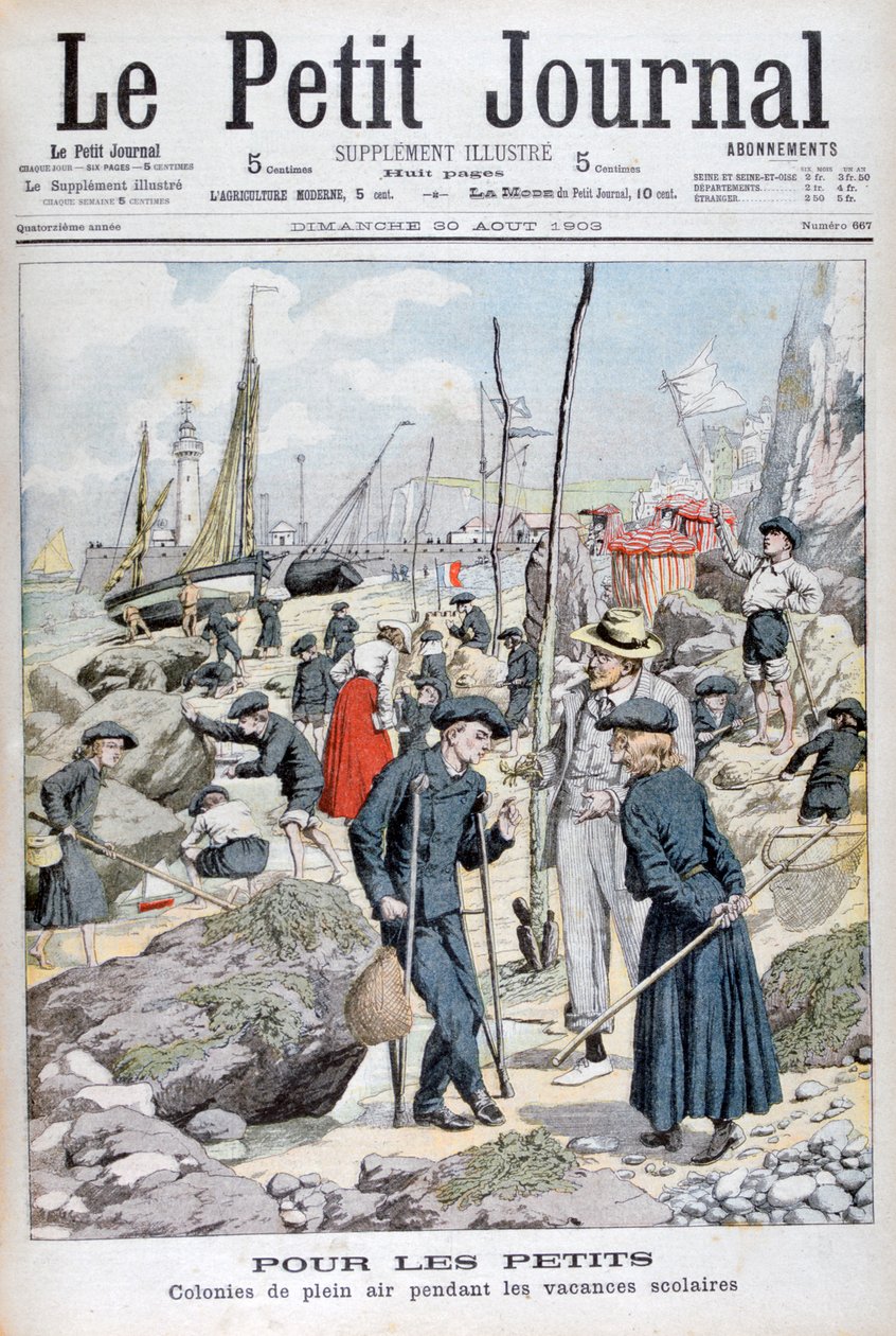 Obóz Wakacyjny dla Dzieci podczas wakacji szkolnych, 1903 autorstwa Unbekannt
