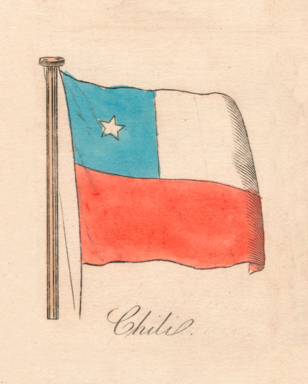 Chili, 1838 autorstwa Unbekannt