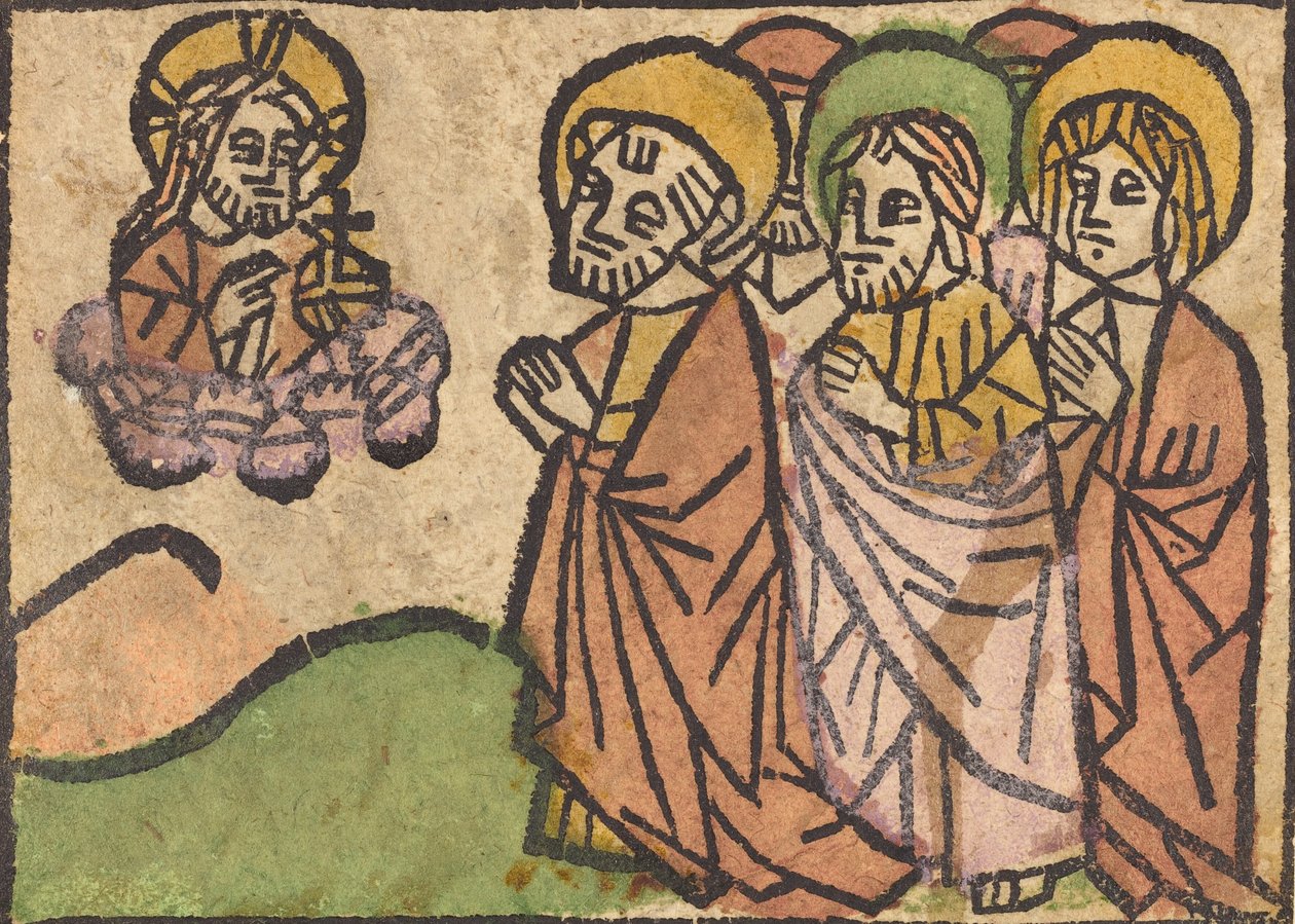 Chrystus ukazujący się apostołom, c. 14601470. autorstwa Unbekannt