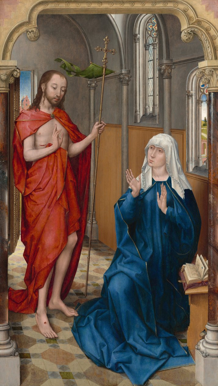 Chrystus ukazujący się Dziewicy, c. 1475. autorstwa Unbekannt