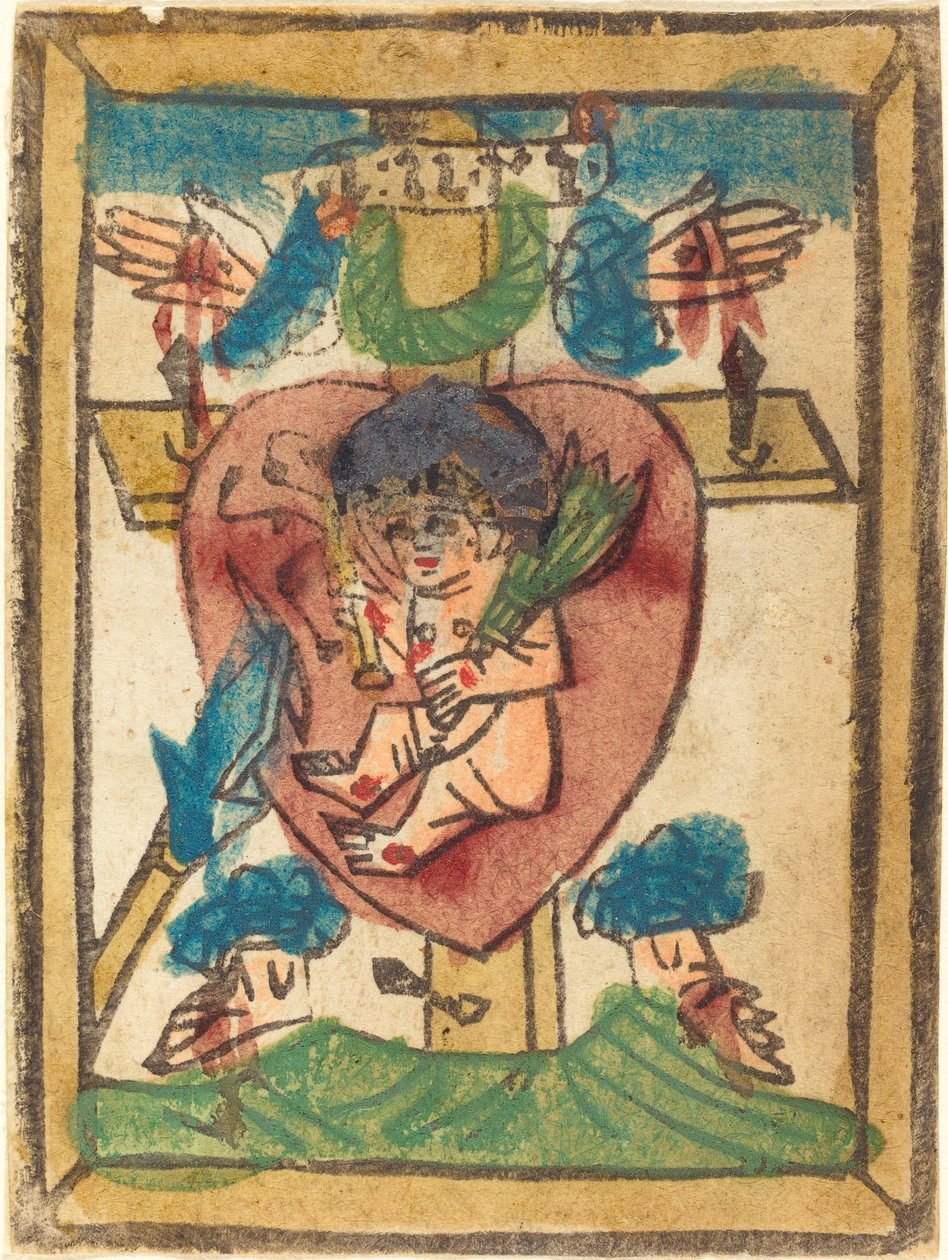 Dzieciątko Jezus w Najświętszym Sercu, 14501470. autorstwa Unbekannt