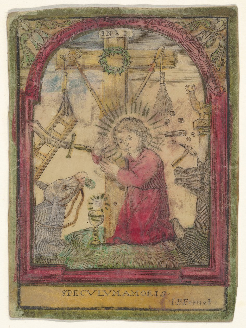 Dzieciątko Jezus z narzędziami męki, ca. 1550-1650. autorstwa Unbekannt