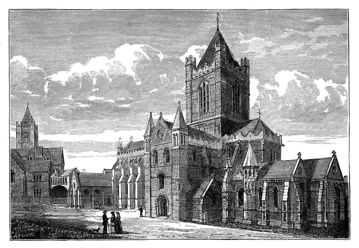 Katedra Christ Church, Dublin, Irlandia autorstwa Unbekannt