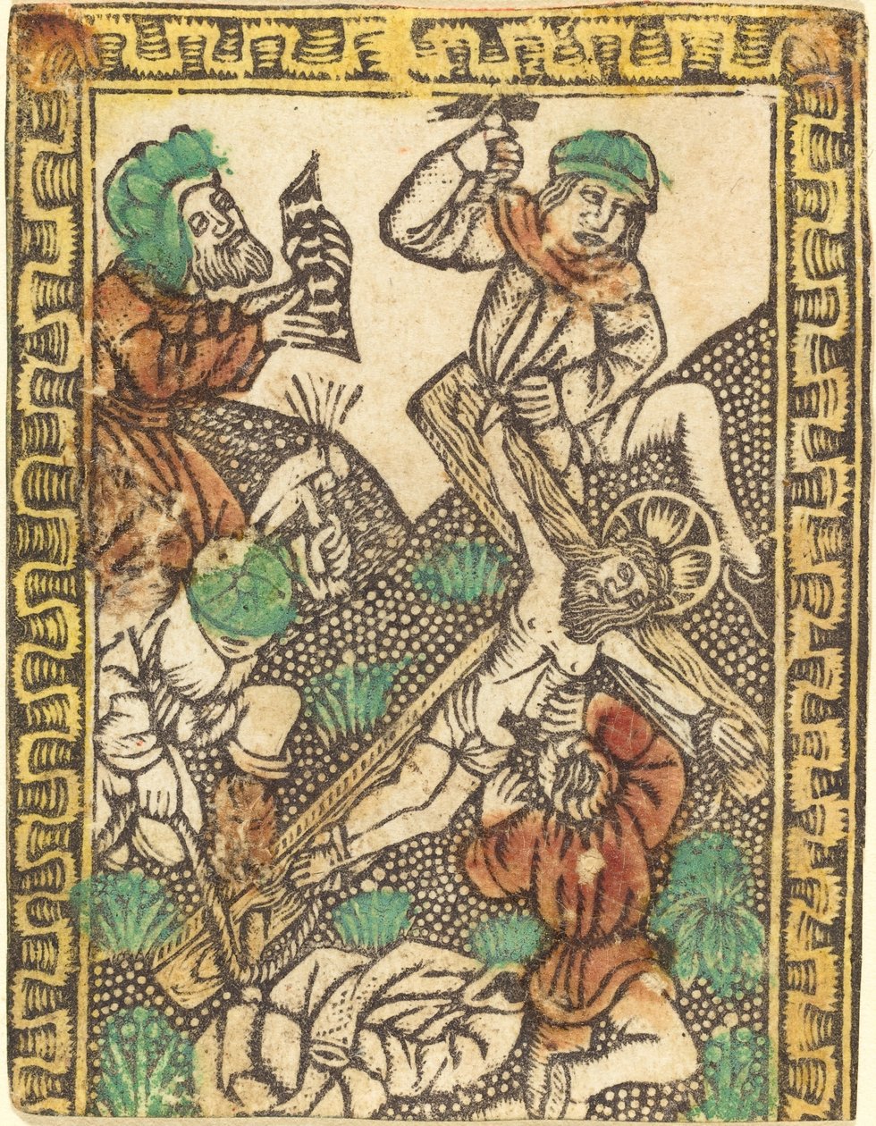 Chrystus przybity do krzyża, ok. godz. 14701480. autorstwa Unbekannt